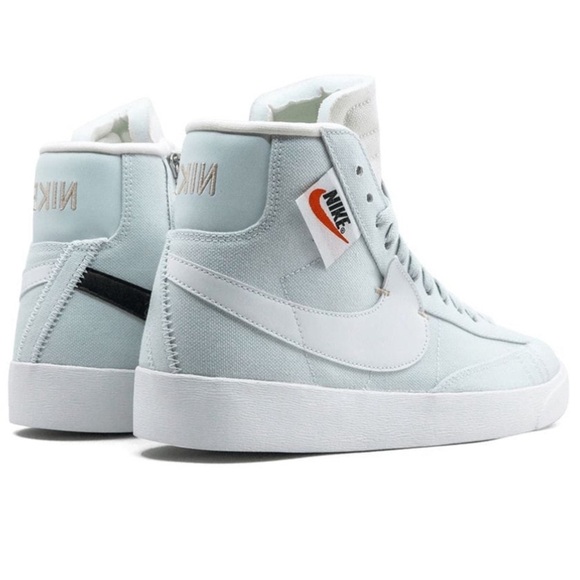 LIMITED EDITION Nike Mid blazer rebel ghost aqua summit white w Mirror DESIGN - Picture 7 of 9